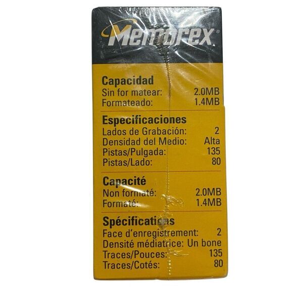 Memorex PC Diskettes 10 Pack NEW - Picture 3 of 5